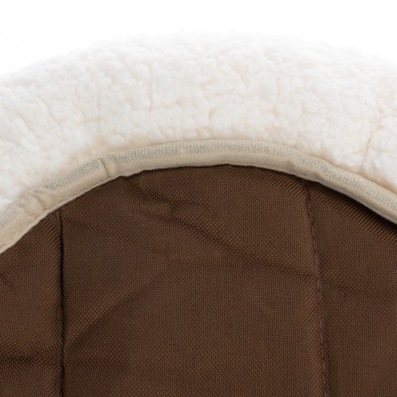 Fluffy 2-in-1 Cuddle Bed Wool White