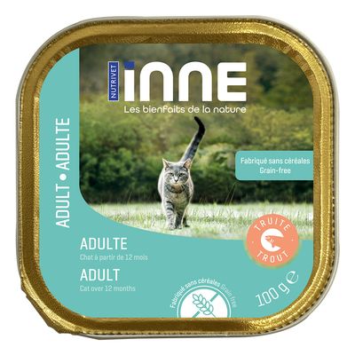 Nutrivet Inne Adult Cat with Trout 16 x 100g
