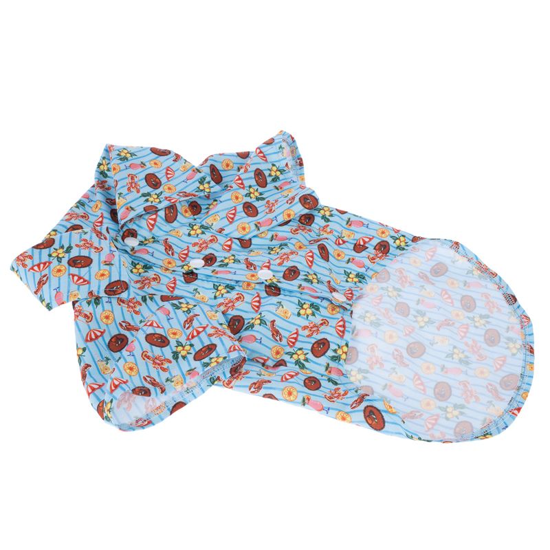 TIAKI Hawaiian Shirt for Dogs approx. 35cm Back Length