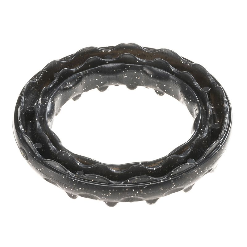Ferplast Smile chewing ring, black Size XS: Ø 8.5 x H 1.7 cm