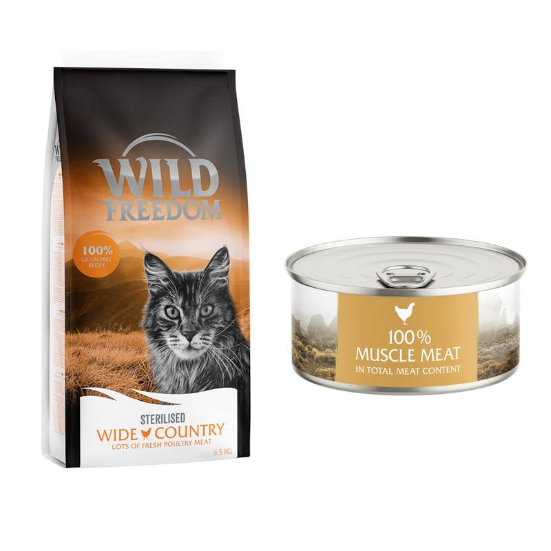 6.5kg Wild Freedom + 6 x 70g Instinctive Wet Food - Special Bundle!* Adult \