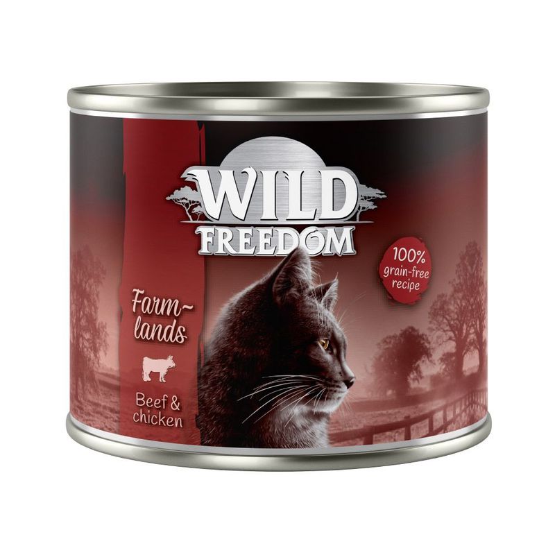 Wild Freedom Adult Saver Pack 12 x 200g Mixed Pack I (Chicken, Pollock, Lamb, Rabbit, Game)