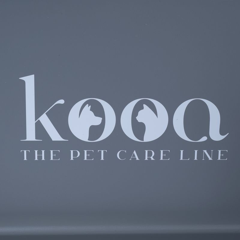 kooa Stainless Steel Litter Box Grey