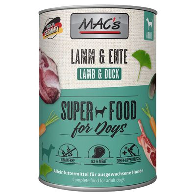 MAC's Adult Superfood Saver Pack 24 x 400g Beef Jowel & Carrots