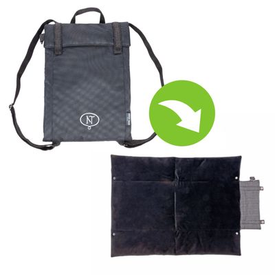 Nomad Tales Ebony Travel Dog Mat 80 x 60 cm (L x W)