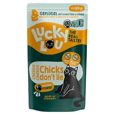 Lucky Lou Senior 16 x 125 g Poultry