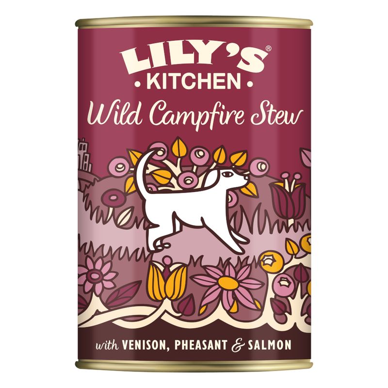 Lily's Kitchen Grain-Free Menus for Dogs 12 x 400g Fishy Fish Pie (Salmon, Herring and Turkey)