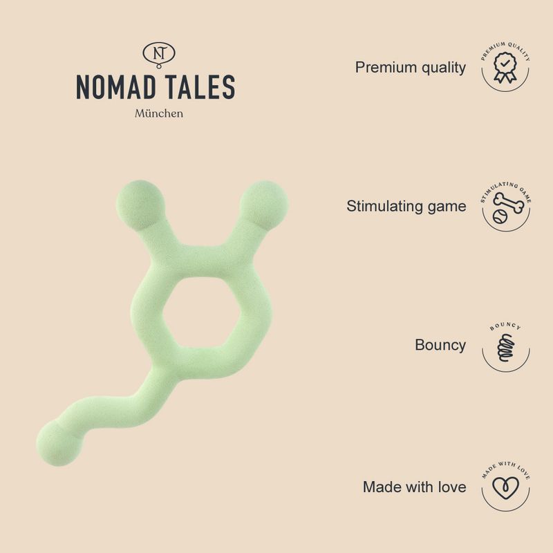 Nomad Tales Bloom Dog Toy Molecule L 25.5 x H 16 x W 3.5 cm