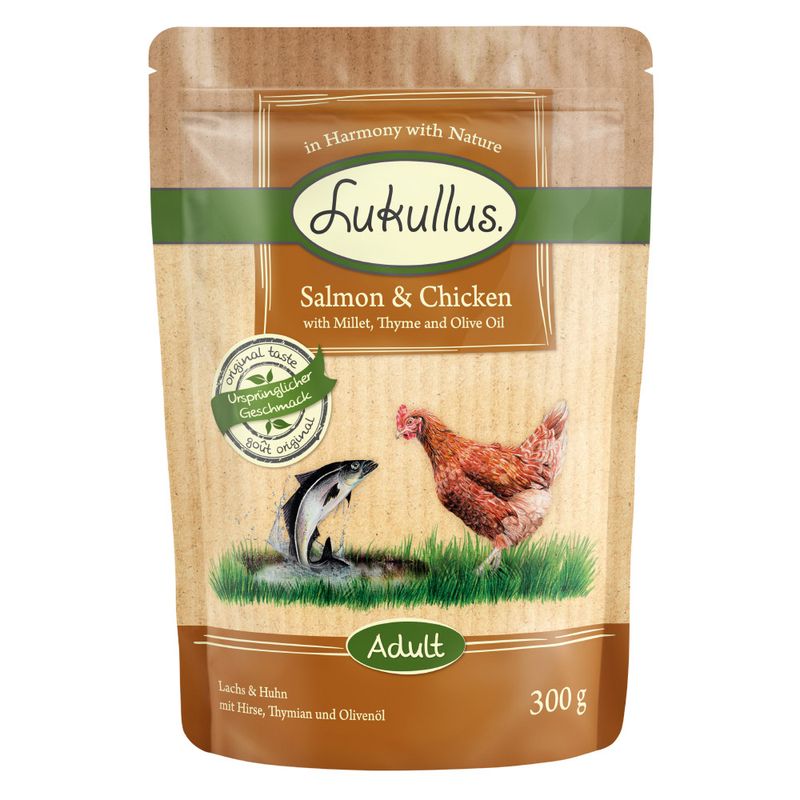 Lukullus Pouches Mixed Trial Pack 6 x 300g Mediterranean Mixed Trial Pack