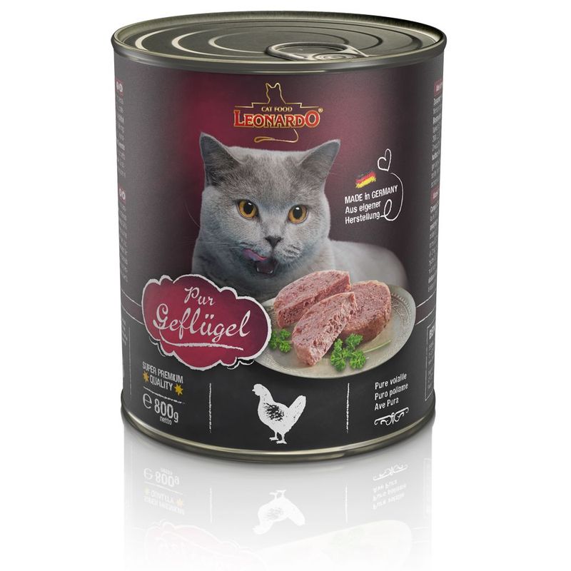 Leonardo All Meat 24 x 800 g Economy Pack Kitten Poultry