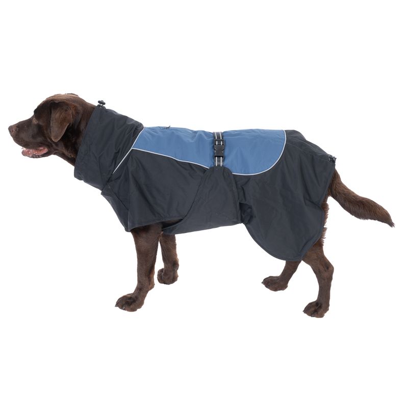 TIAKI Softshell Dog Coat - Steel approx. 30cm (Back Length)