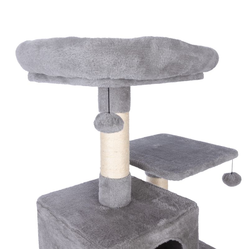 zooplus Basics Scratching Tree - Large Grey