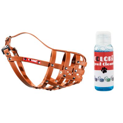 COLORI® Shepherd Dog Muzzle L - Light Brown Size 8