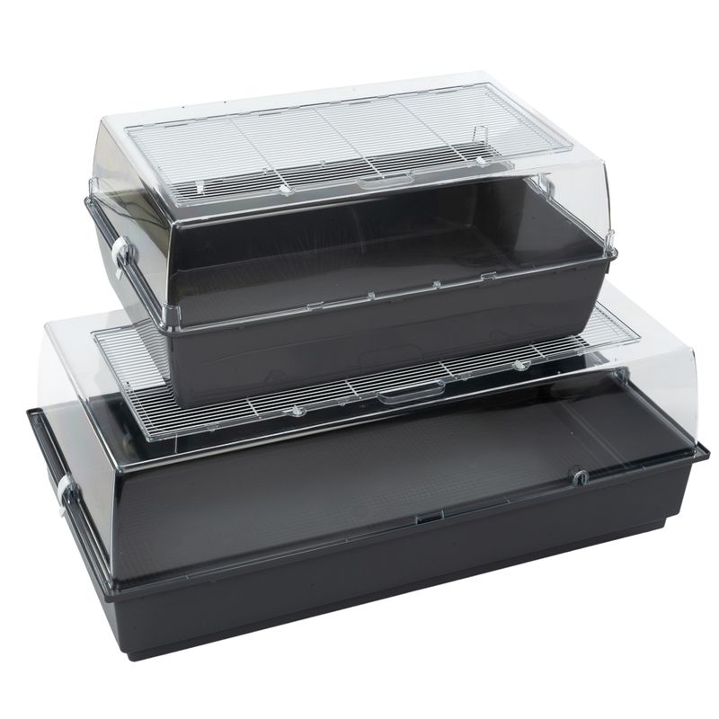 TIAKI Panorama Large Shelter for Small Pets Black