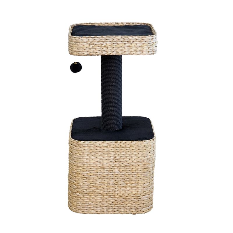 Karlie Water Hyacinth Scratching Post Sombra S Black / natural