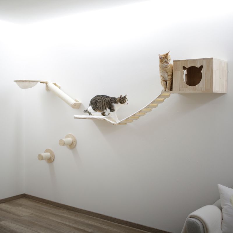 Kerbl Pet Anden Climbing Wall for Cats Set of 7