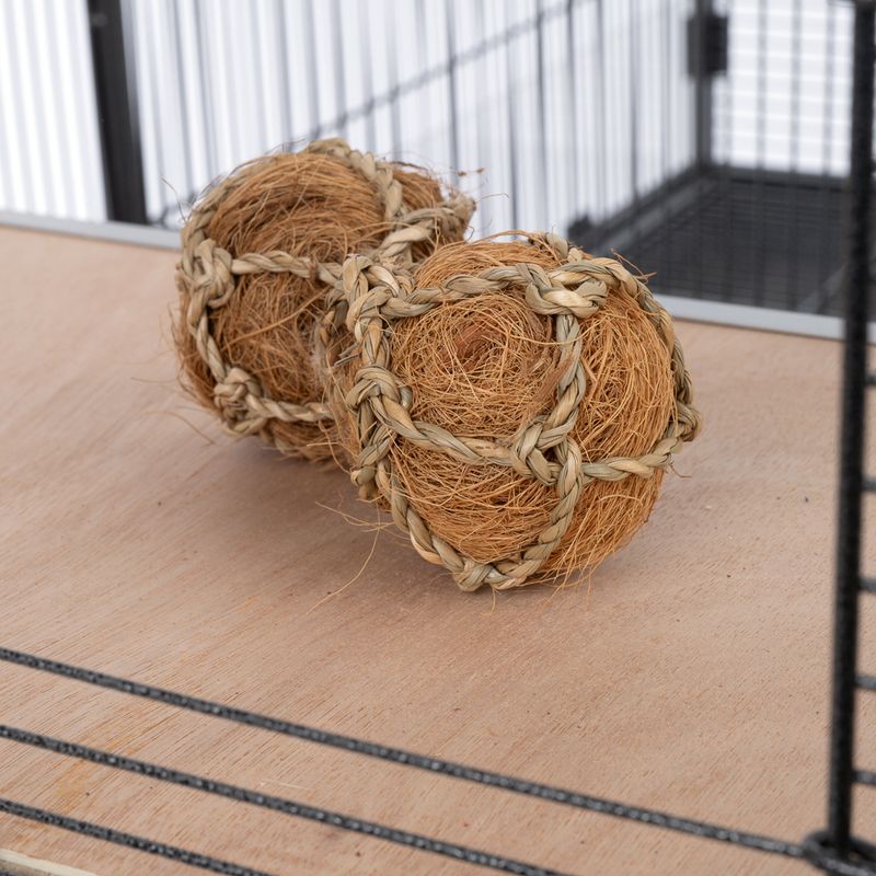 TIAKI Coconut Fibre Balls Set of 2 x 6cm (diameter)