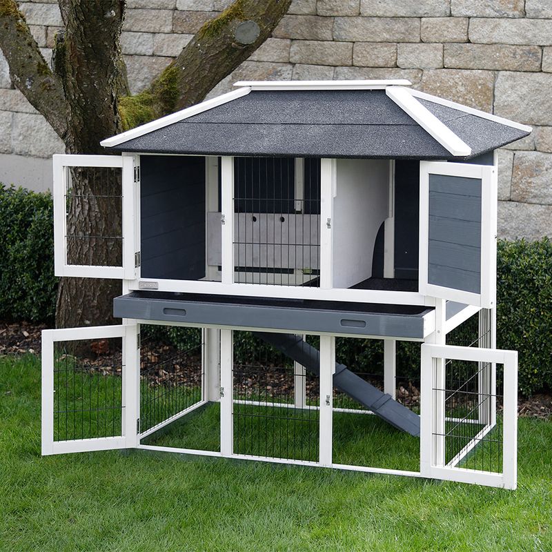 Kerbl Pets Villa Small Animal Hutch 118 x 68 x 118cm (L x W x H)