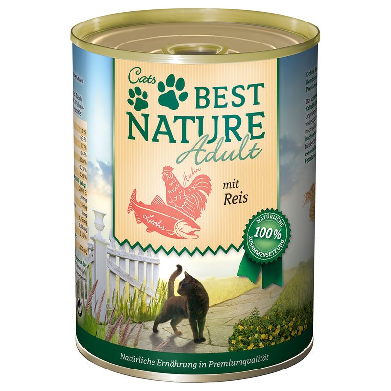 Best Nature Adult Cat Saver Pack 12 x 400g Poultry & Liver