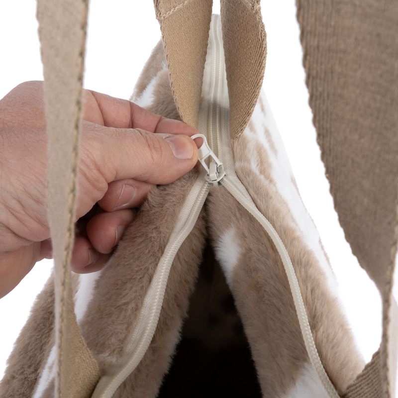 TIAKI Cow Print Shoulder Carrier 41 x 27 x 29cm (L x W x H)