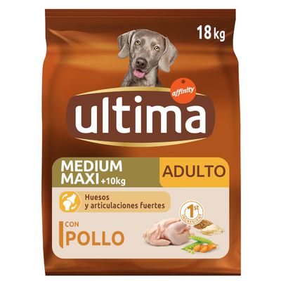 Ultima Medium/Maxi Adult Chicken & Rice 6kg (2 x 3kg)