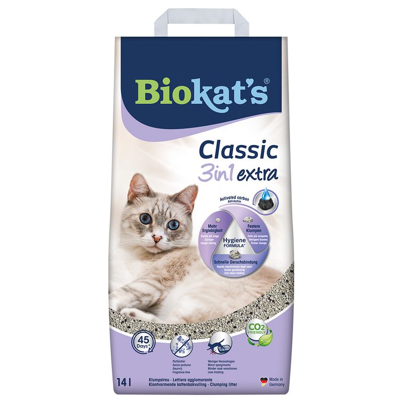 Biokat's Classic 3in1 Extra Cat Litter 14l