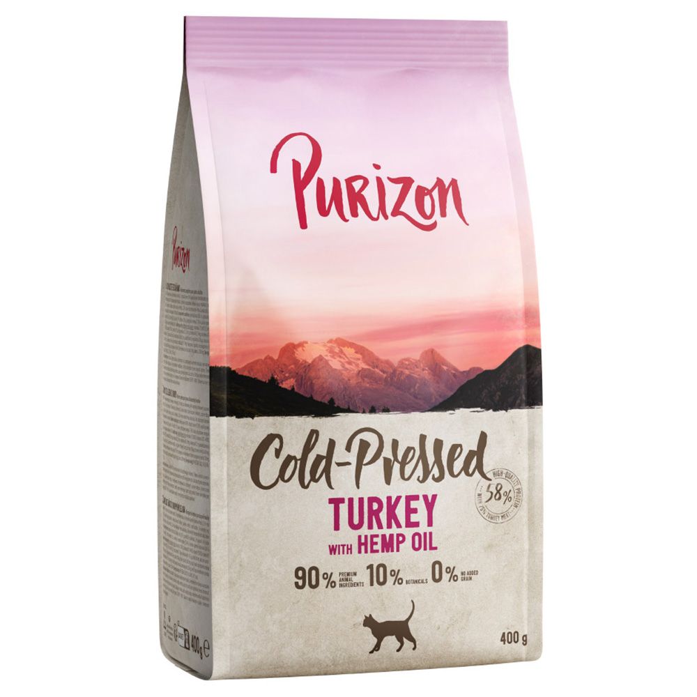 Purizon Cold-Pressed Turkey with Hemp Oil 400g