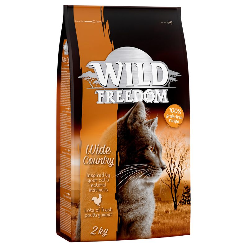 Wild Freedom Grain-Free Dry Cat Food Economy Pack 3 x 2kg Kitten \