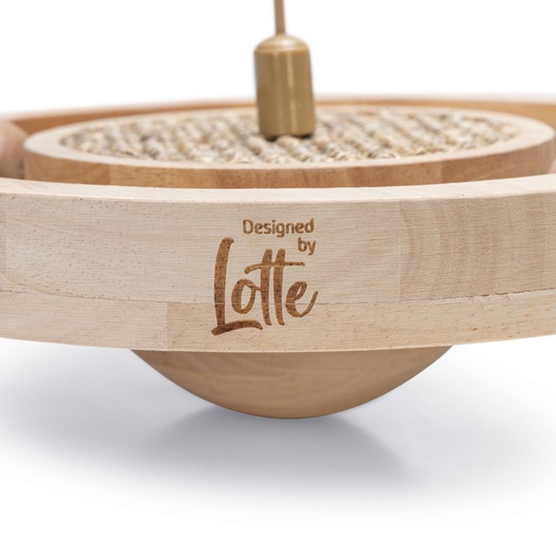 Designed by Lotte Winni Wooden Cat Toy 22 x 30cm (diameter x H)