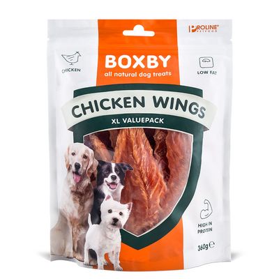 Boxby Dog Snacks Chicken Wings 360g