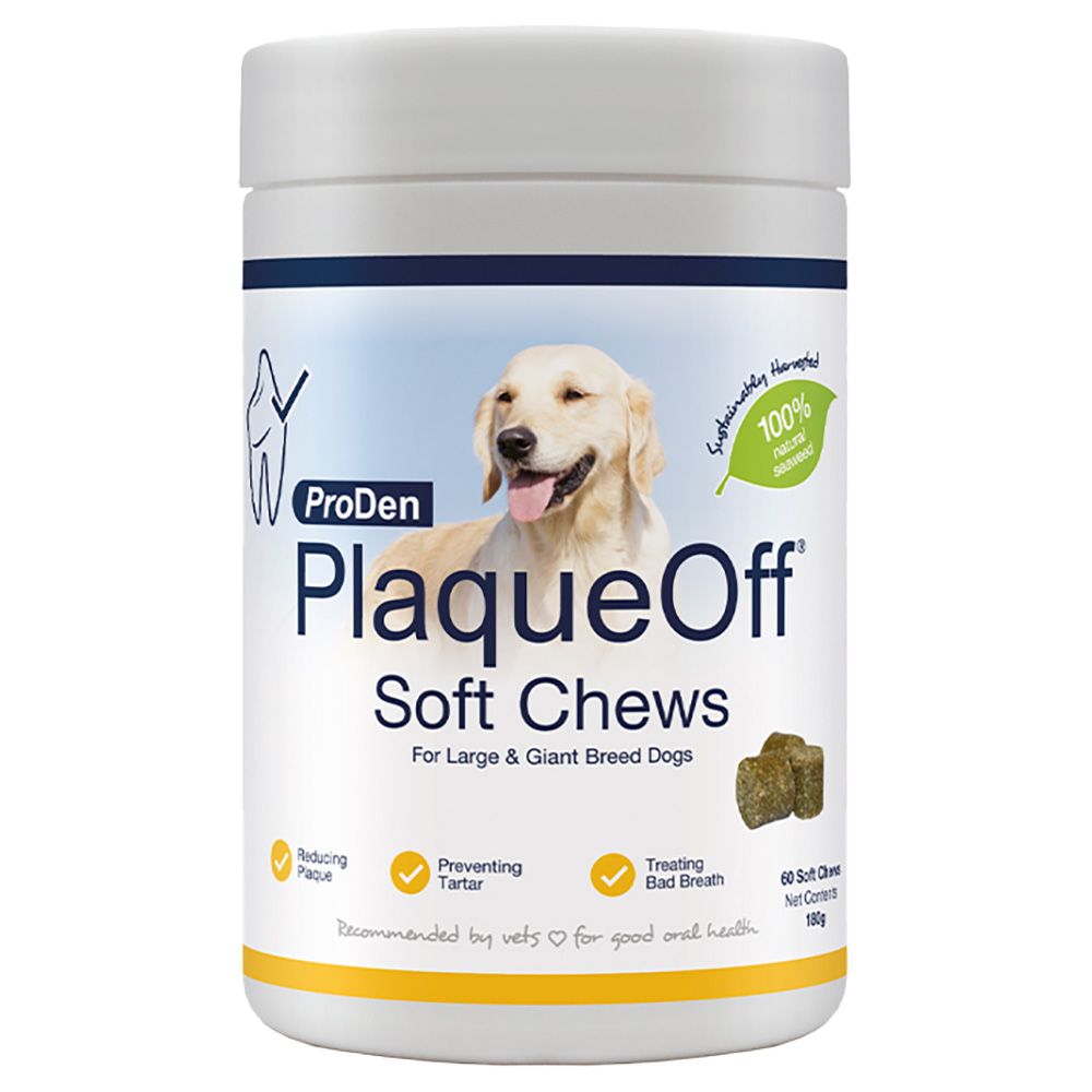 ProDen PlaqueOff Soft Chews for Medium & Large Dogs 60 Chews