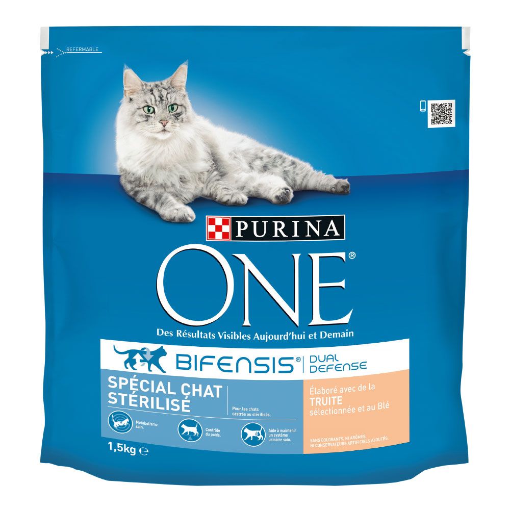 PURINA ONE Sterilised Trout 1,5 kg