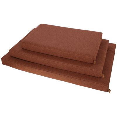 Kerbl Pet Memory Foam Mattress Oliver - Rust 50 x 80 x 8cm (L x W x H)