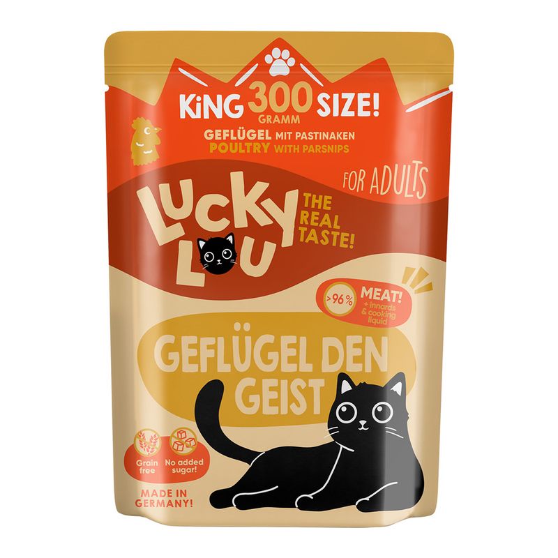 Lucky Lou Adult Saver Pack 24 x 300g Poultry & Rabbit
