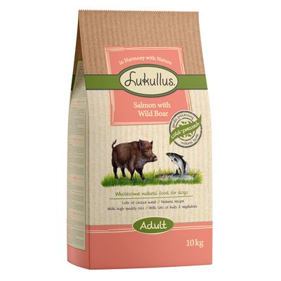 Lukullus Cold-Pressed Salmon & Wild Boar 1kg