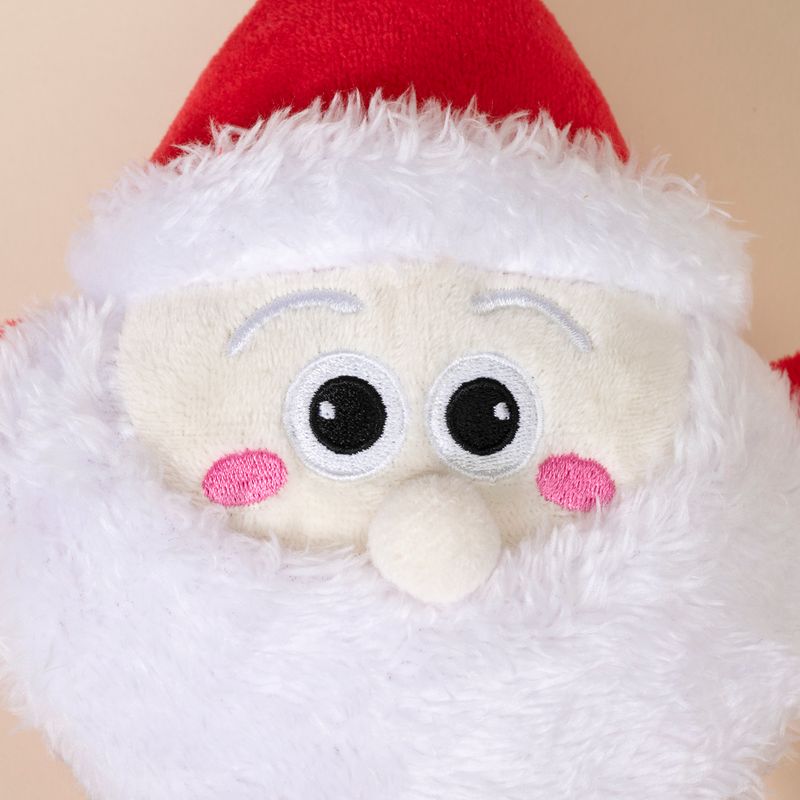 TIAKI Santa Round Plush Toy 20 x 14 x 9 cm (L x W x H)