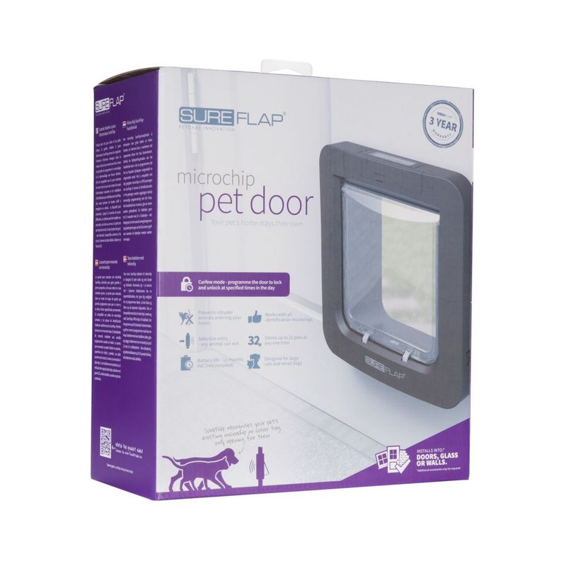 SureFlap Microchip Pet Flap White Pet Door