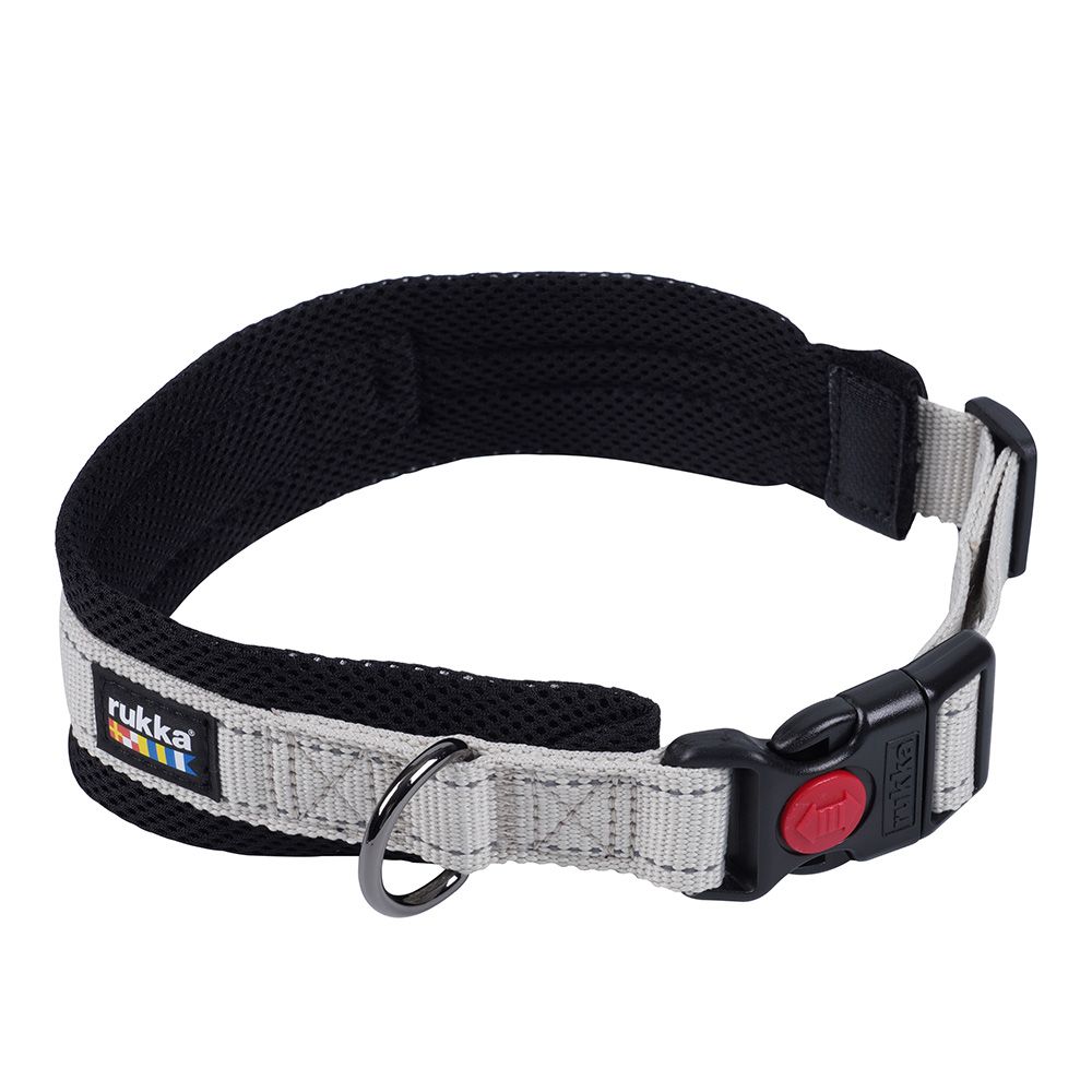 Rukka® Bliss Eco Collar – Grey Size M: 45 - 55cm x 25mm (Neck Circumference x W)