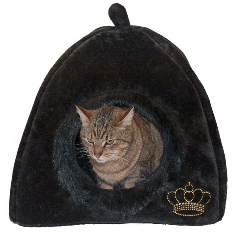 Royal Pet Black Cat Den 45 x 45 x 45 cm (L x W x H)