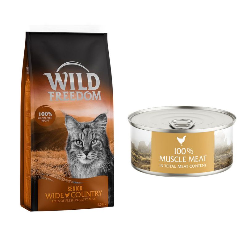 6.5kg Wild Freedom + 6 x 70g Instinctive Wet Food - Special Bundle!* Adult \