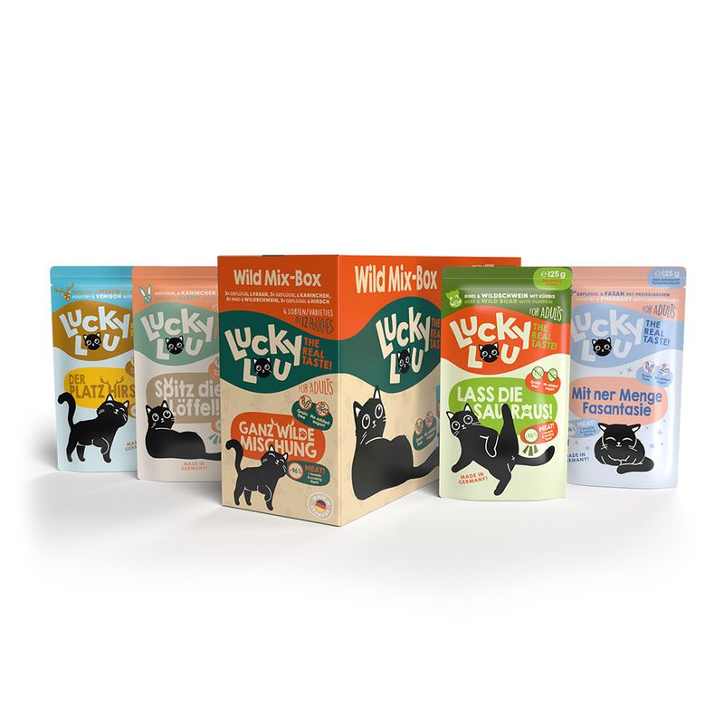 Lucky Lou Adult Saver Pack 48 x 125g Poultry