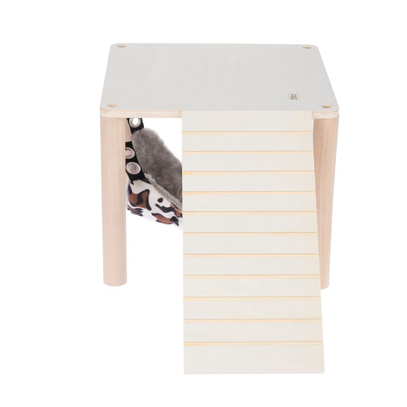 TIAKI Small Animal Platform with Hammock 49.5 x 28.5 x 23cm (L x W x H)