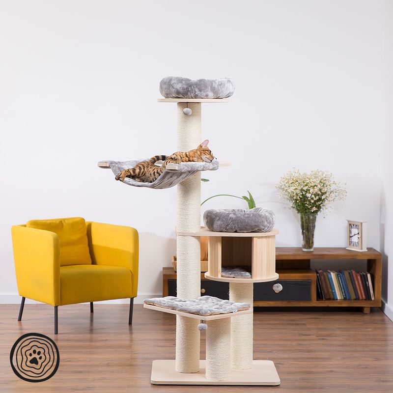 Natural Paradise Scratching Tree - Magnolia XL Plus Cream