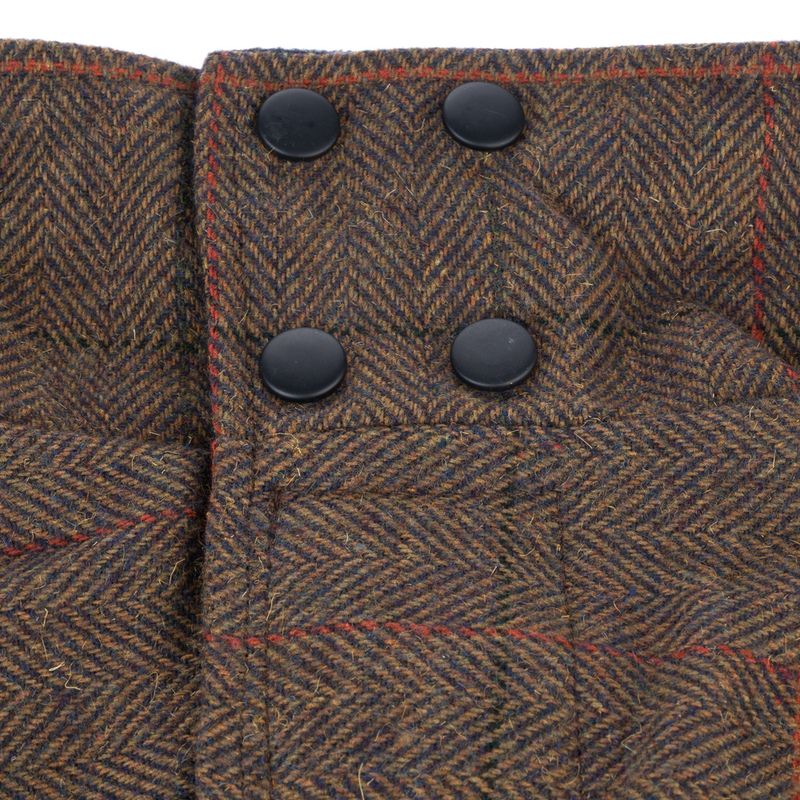 Nomad Tales Bloom Tartan Dog Coat Back length: approx. 35cm