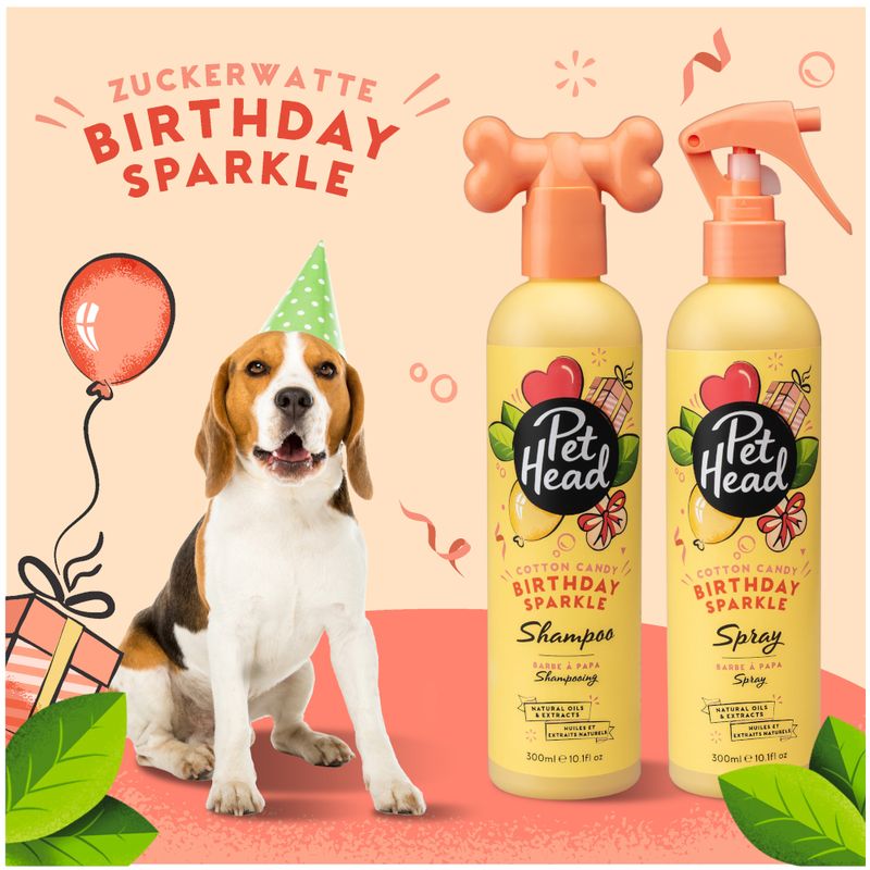 Pet Head Birthday Edition Birthday Sparkle Shampoo (300ml)
