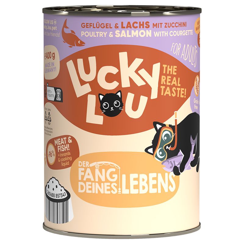 Lucky Lou Adult Saver Pack 24 x 400g Poultry