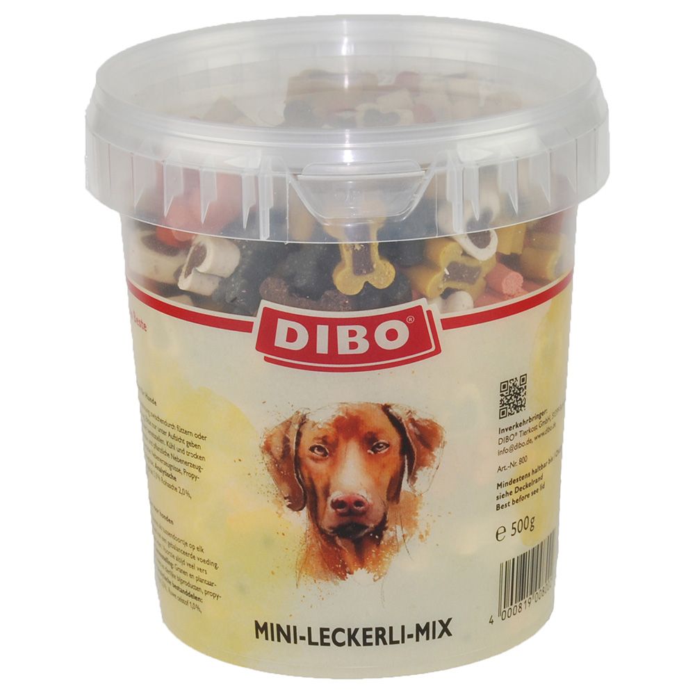 DIBO Mini-Treats Mix in Bucket 500g