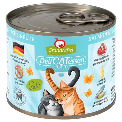 GranataPet DeliCatessen 6 x 200 g Salmon & turkey