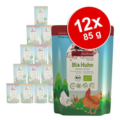 catz finefood Bio 12 x 85g No.503 Organic Chicken