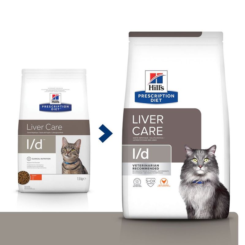 Hill's Prescription Diet Feline l/d Liver Care - Chicken 1.5kg
